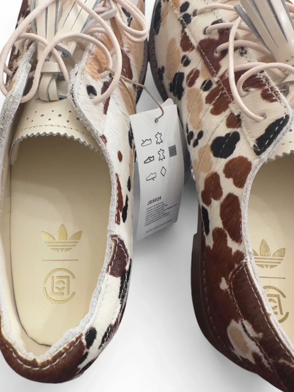CLOT x adidas Superstar Cow Print Dress Shoe by Edison Chen Size US 9.5 Men’s